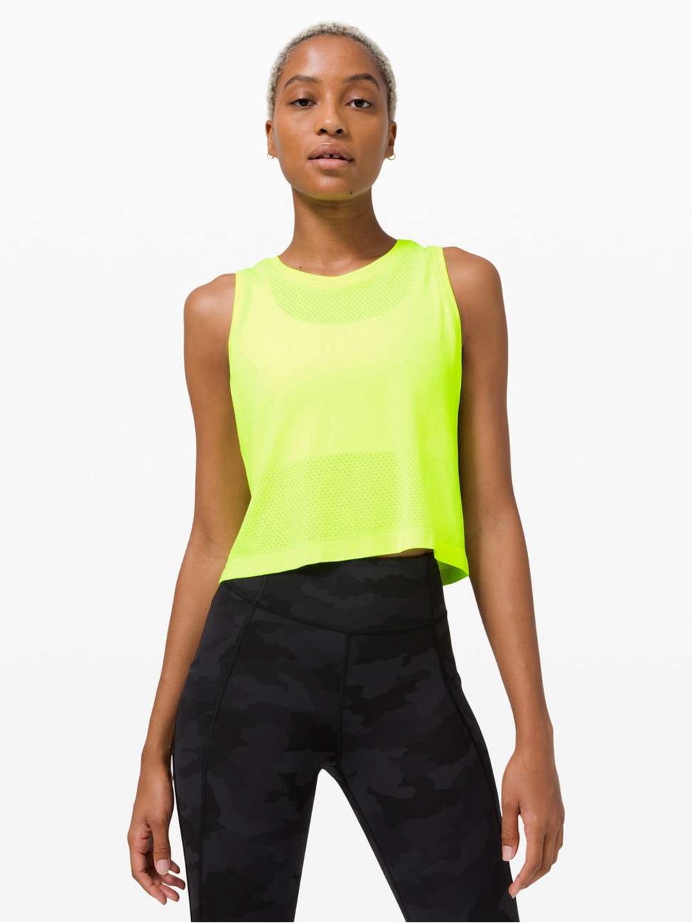Lululemon Swiftly Breathe Crop Tank